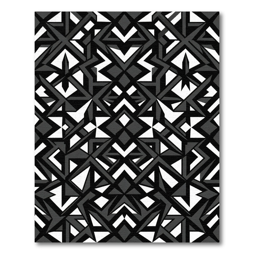 Monochromatic Geometric Fragmented Arrangement Rug