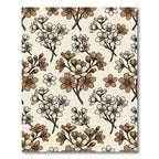 Rustic Flower Branch All-Over Rug