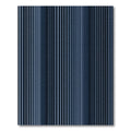 Modern Navy Blue Vertical Ribbed Rug
