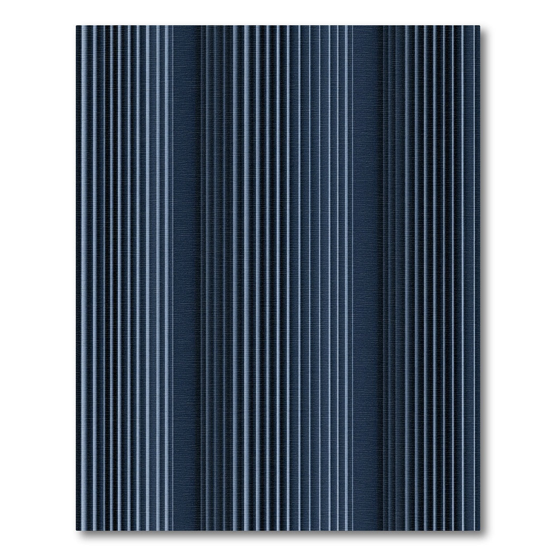 Modern Navy Blue Vertical Ribbed Rug