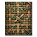 Woven Olive Tan Interlace Rug