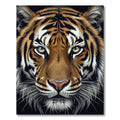 Majestic Golden Tiger Portrait Rug
