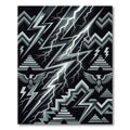 Monochromatic Lightning Eagle Pyramid Rug