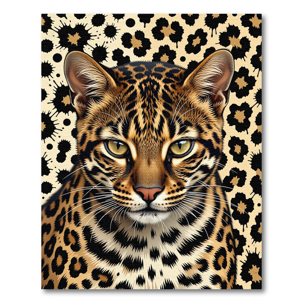 Bold Leopard Spot Animal Print Rug