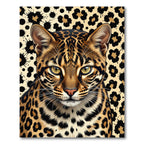 Bold Leopard Spot Animal Print Rug