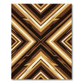 Bold Earthy Zigzag Chevron Rug