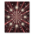 Crimson Starburst Radiant Pearl Radiance Rug