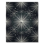 Atomic Starburst Mid Century Orbit Rug