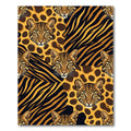 Exotic Leopard Tiger Spots Collage Rug
