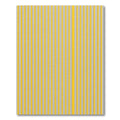 Minimalist Sunny Yellow Vertical Stripe Rug