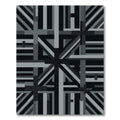 Monochromatic Intersecting Geometric Stipes Rug