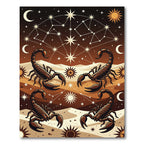 Celestial Scorpion Earthy Bronze Mystic Rug