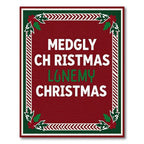 Merry Christmas Lonely Christmas Rug