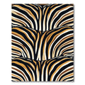 Bold Zebra Stripe Accent Rug