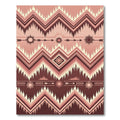 Terra Cotta Chevron Boho Sun Arrow Rug