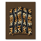 Modern Jaguar Stripe Graphic Accent Rug