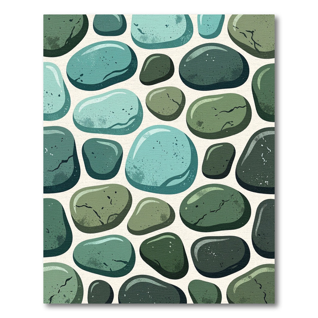 Oceanic Pebble Arrangement Rug