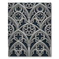 Silver Gothic Arch Window Rug