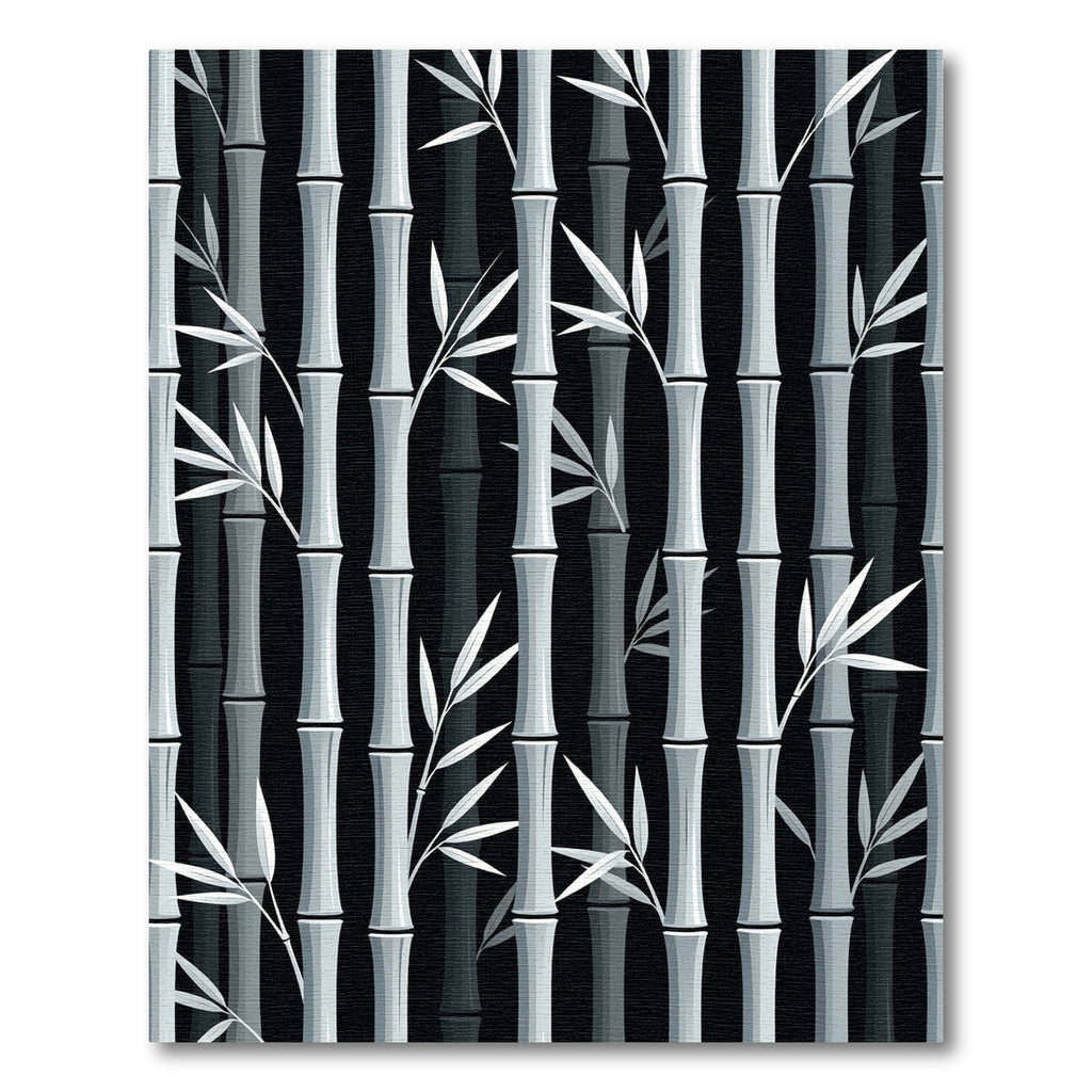 Monochrome Bamboo Serene Grove Rug