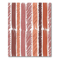 Earthy Tones Textured Stripe Composition Rug