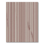 Rich Burgundy Cream Vertical Lines Rug