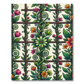 Vibrant Trellis Floral Climbing Vine Rug