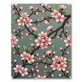 Pink Blossom Branch Serene Background Rug