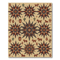Earthy Southwestern Star and Desert Fauna Rug