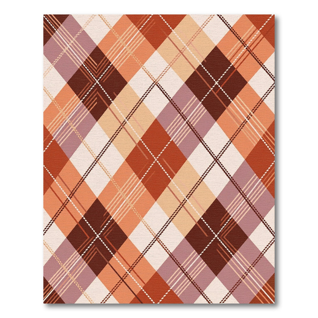 Rustic Argyle Diamond Plaid Rug