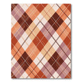 Rustic Argyle Diamond Plaid Rug