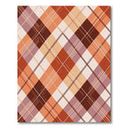Rustic Argyle Diamond Plaid Rug