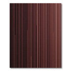 Deep Red Vertical Stripe Rug