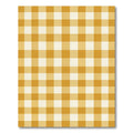 Sunny Yellow Classic Gingham Check Rug