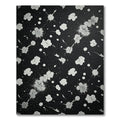 Black White Splatter Texture Rug