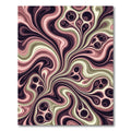 Pink Swirl Organic Cells Rug