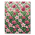 Vibrant Pink Cherry Blossom Garden Rug
