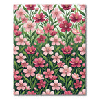 Vibrant Pink Cherry Blossom Garden Rug