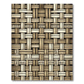 Natural Woven Texture Earthy Tones Rug