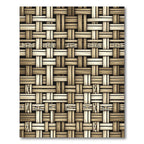 Natural Woven Texture Earthy Tones Rug
