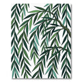 Lush Green Willow Branch Foliage Rug