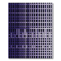 Deep Purple Intersecting Lines Rug