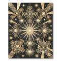 Golden Cross Starburst Mandala Rug