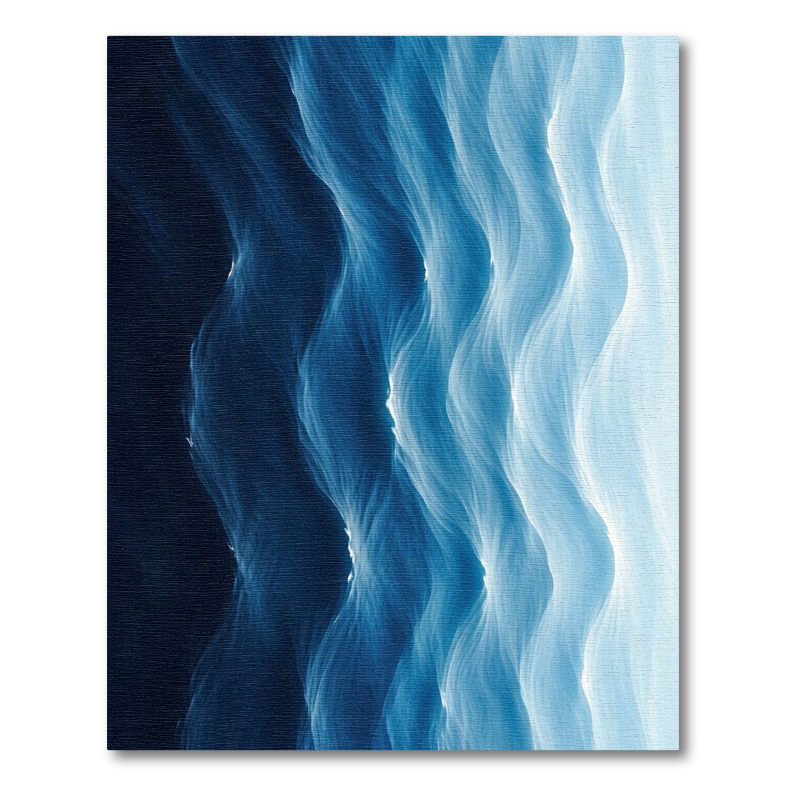 Abstract Ocean Gradient Wave Swirl Rug