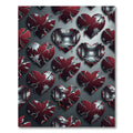 Cracked Crimson Heart Industrial Room Rug