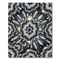 Shimmering Crystal Aggregate Symmetrical Radiance Rug