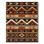 Earth Tone Navajo Stripes Rug