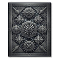 Gothic Compass Medallion Graphic Rug