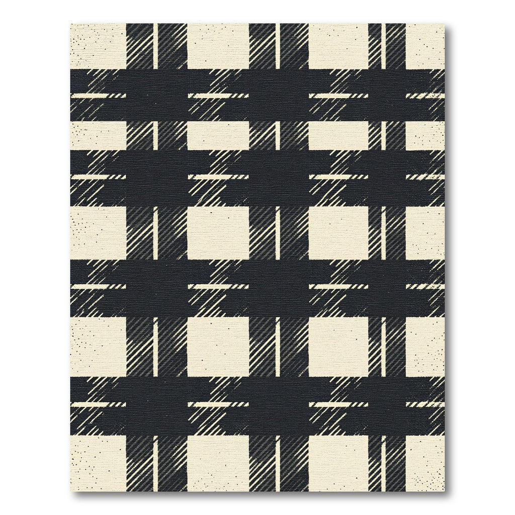 Dark Beige Tartan Plaid Rug