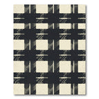 Dark Beige Tartan Plaid Rug