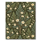 Cream Cherry Blossom Tree Branches Rug